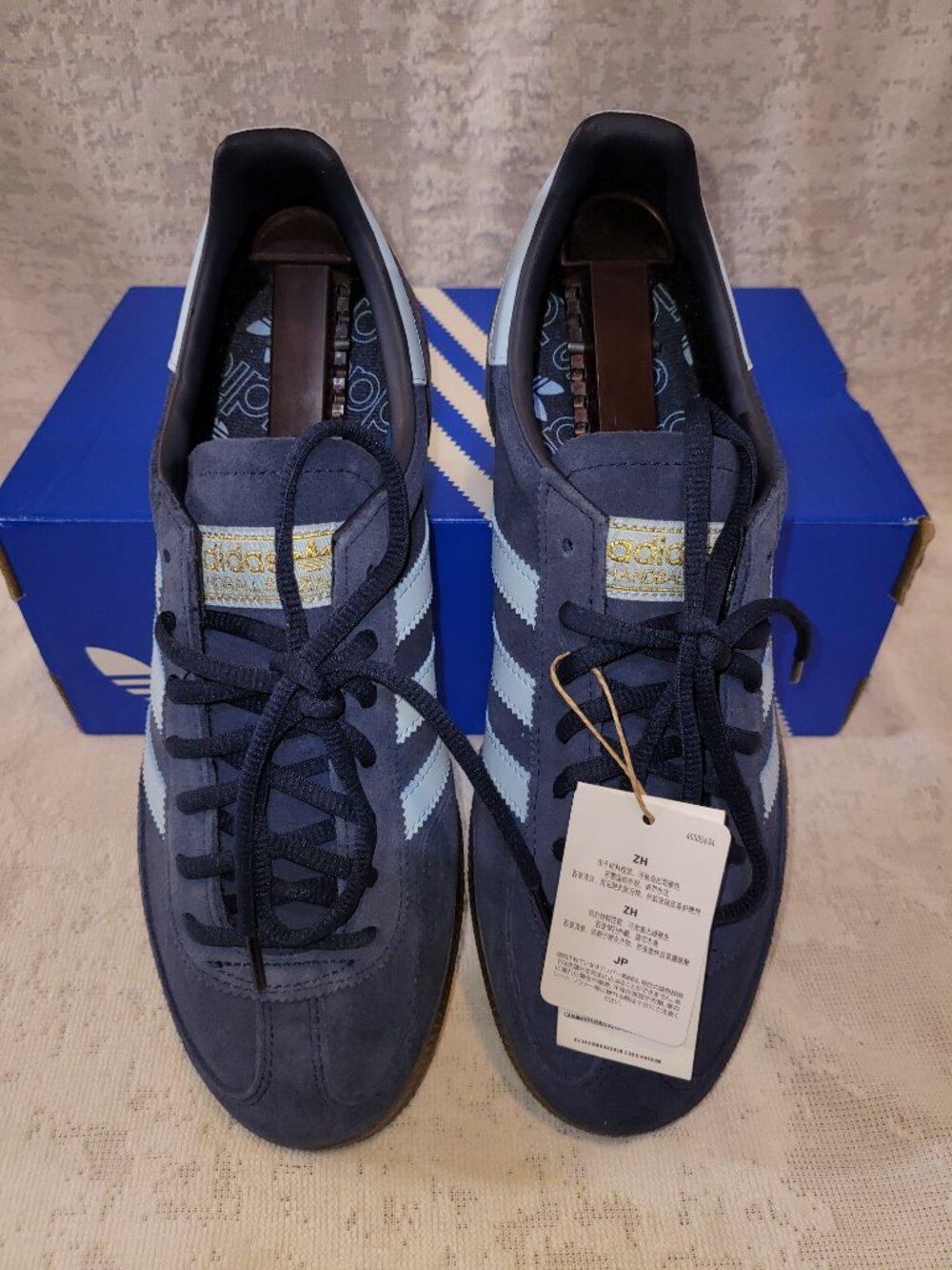 Adidas Handball Spezial Shoes Navy Blue Clear Sky BD7633 Mens Size 8.5 BRAND NEW - Picture 8 of 16